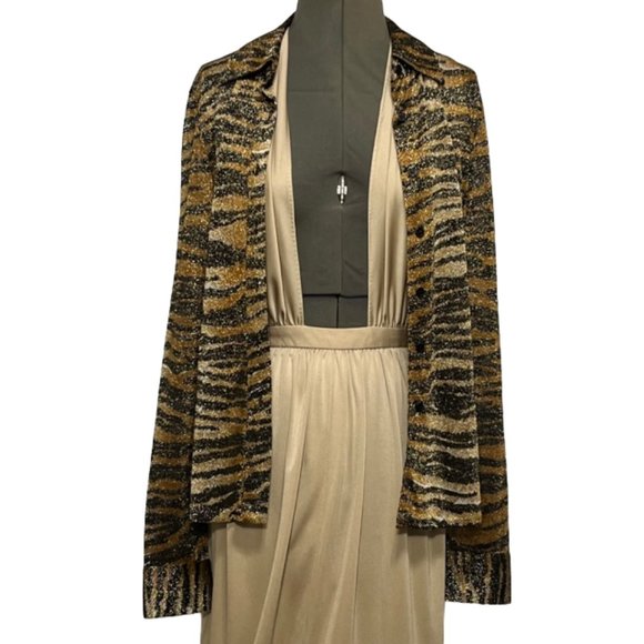 1980's HALSTON IV Vintage Halter Dress NWOT - Picture 10 of 16